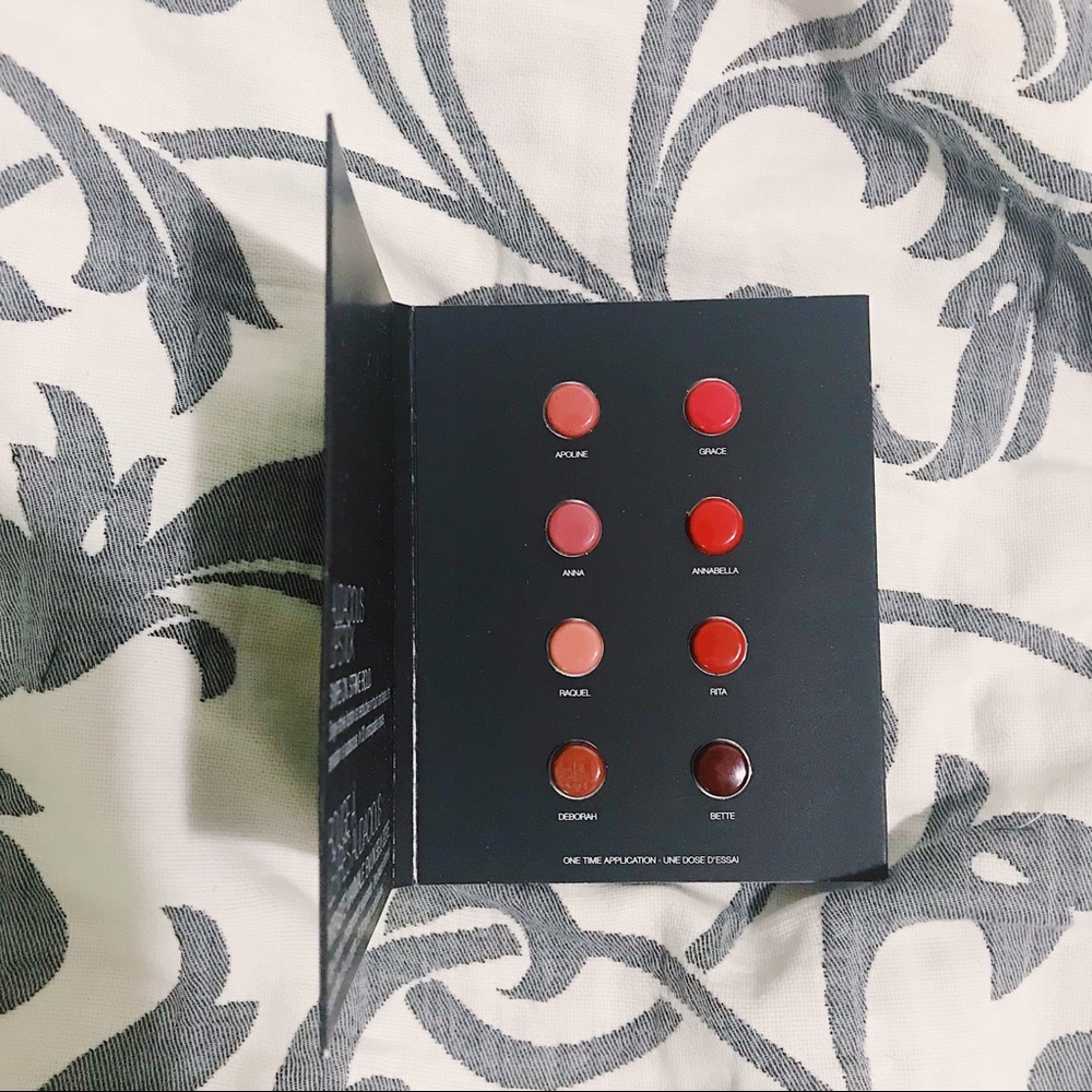 NARS AUDACIOUS LIPSTICK Sample Palette Card